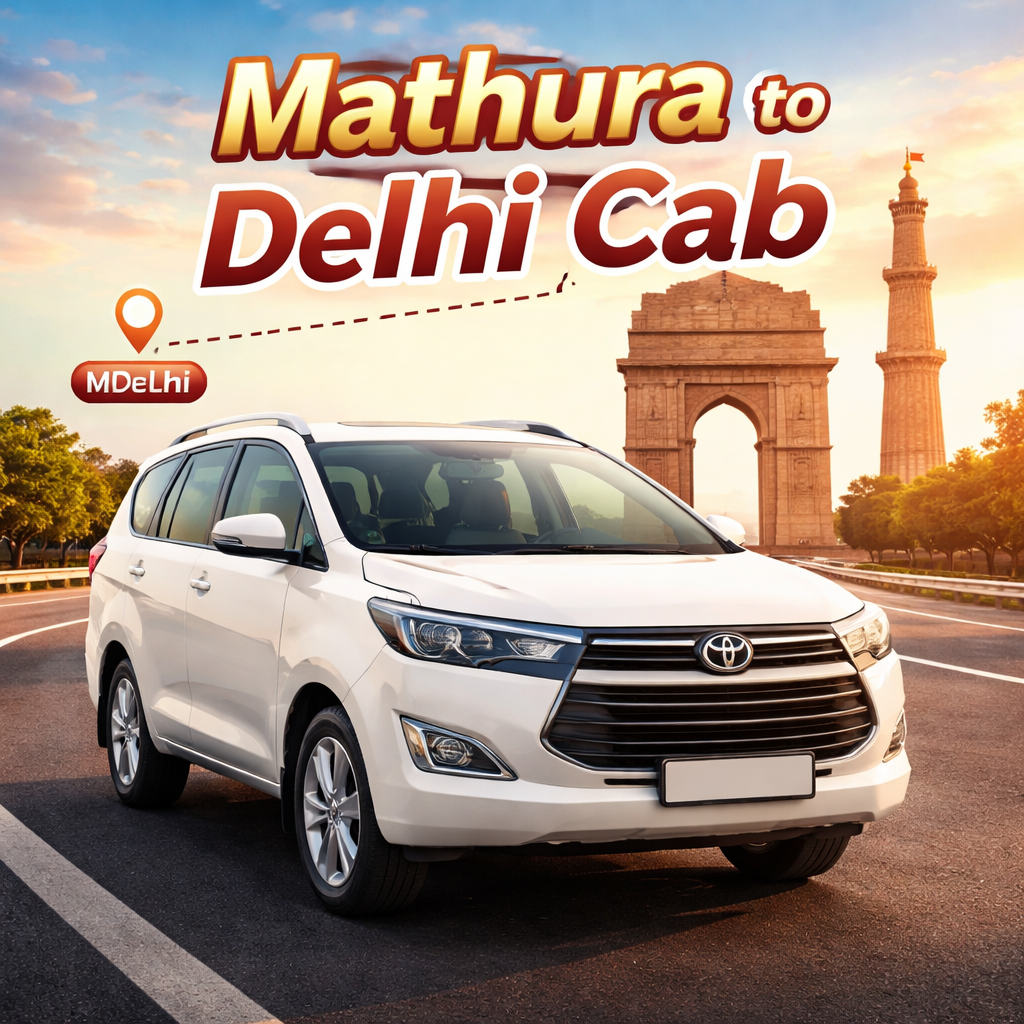 Mathura to Delhi Cab