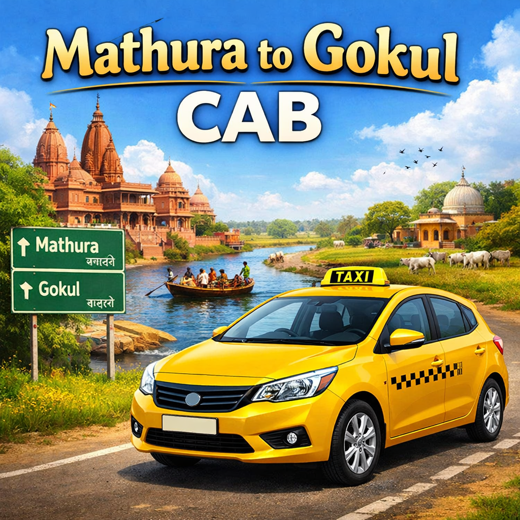 Mathura to Gokul Cab